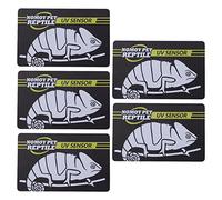 Zerodis 5 PCS UVB Tester Lampada per Rettili, Tester per Rettile UV Test Card Lampada Riscaldante Indicatore per Scheda UVB Fotocromatica