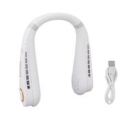 Zerodis 5 Ventola di Ortografia per la Ventola Portatile Regolabile Senza Fogli di Carico USB. Sert -Refloding Fan per attività All'aperto, Adatto a Tutte le Fasce d'età (WHITE)
