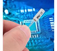 Zerodis 50pcs 10 Value 32.768KHz -24 MHz Oscillatore Cristallino, Oscillatore di Cristalli di Quarzo Fai Te con Set di Kit Assortiti, Mini d'argento per TV, Elettronica Automobilistica, Schede PC,