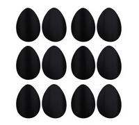 Zerodis 6 Paia di Cuscinetti per Scarpe Antiscivolo, Impugnature Protettive per Suola in Silicone per Tacchi Comode Impugnature per Scarpe con Fondo a Testa Tonda Riducono il Rumore (BLACK)