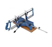 Zerodis a Mano per Mitra Manuale in Ferro, Utensile da Taglio Angolare di Precisione con Guida da 22,5 30 36 45 90 Gradi, Piastra di Base Spessa, per Carpenteria per Decorazioni Domestiche in Legno e