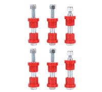 Zerodis Accessori per Cart Kit Boccola di Boccola in Poliuretano Aggiornamento Design Che Riduce il Rumore Adatta Al 1994-up Club Auto Ds Ezgo Txt Foglia Molla Poliuretano Boccole (rosso)