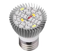 Zerodis Accessori per Luci per Piante Lampadina per Coltivazione E27 Lampada per Piante da Interni Lampadina per Coltivazione con Dissipatore di Calore in Alluminio per Coltura in Serra da Giardino