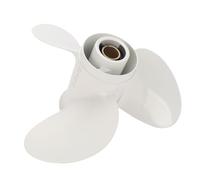 Zerodis Accessori per Parti di Yacht per Barche Sostituzione in Lega di Alluminio per Motori Fuoribordo 20 25 Passo 9 7/8X13 Migliora Le Prestazioni e la Navigazione Fuoribordo a 3 Pale