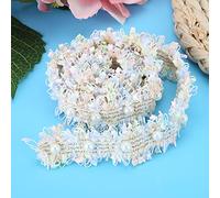 Zerodis Accessorio per la Decorazione del Bordo in Pizzo, Rivestimento in Pizzo in Nylon Resistente, Lungo 2 Metri per Progetti Tessili per la Casa Fai da Te (Colori chiari (blu, viola, verde, ecc.))