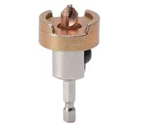 Zerodis Acciaio Al Carbonio 5 Flauto Fluto Fría Fría Trapano per profondità Regolabile per Carpenteria, Lega Yg6, 3/8 X 3/32 X 1/4in