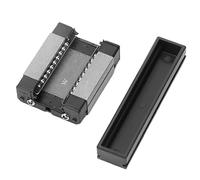 Zerodis Acciaio con Cuscinetti Premium, Mini Guida per Carrello di Guida Lineare in Acciaio Slider, per Moto di Scorrimento della Macchina CNC, Scorrimento Liscio, Adatto per la Maggior Parte delle