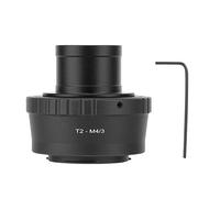 Zerodis Adattatore del Supporto per Telescopio Ceso, Lega di Alluminio T2-M4/3 1,25 Pollici Diametro Fotocamere Portatili Connect Cameras All'adattatore per Microscopio per EP1 EP2 EPL1