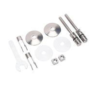 Zerodis Altre Attrezzature e Accessori per il Bagno Set Fissaggi con Cerniera Superiore a Sgancio Rapido Parti di Ricambio per Sedile del Coperchio del WC in Acciaio Inossidabile Espandibile
