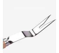 Zerodis Altri Accessori da Giardinaggio Estrattore Manuale di Erbacce in Acciaio con Denti Lunghi per Un Efficiente Diserbo del Prato e la Cura del Giardino Forchetta per Diserbo Manuale in Acciaio