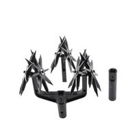 Zerodis Altri Accessori da Giardinaggio per il Giardinaggio Motozappa Portatile in Materiale Ad Alta Durezza per la Miscelazione del Terreno e la Risemina dell' 9,25X10,43 Pollici Coltivazione