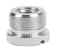 Zerodis Altri Accessori per Microfono Adattatore Filettato Femmina da Pollici a 5/8 Pollici Materiale in Ferro Robusto con Superficie Anodizzata Liscia per Monitor Fotocamera Accessori per Supporto