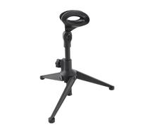Zerodis Altri Accessori per Microfono Altezza 20,5-27 Cm Supporto da Tavolo Portatile con Angolo Regolabile per Conferenze Trasmissione Dal Vivo Supporto per Microfono Regolabile