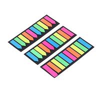 Zerodis Altri Materiali Artistici Note Adesive Note Adesive Trasparenti Colorate Riutilizzabili con Adesivo Forte per Ufficio, Scuola, Casa, 15 Set Trasparenti