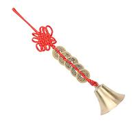 Zerodis Altri Oggetti da Collezione Moneta da Imperatori Ornamento da Appendere Decorazione Feng Shui per Casa e Ufficio Lunga 20 Cm Con Simbolismo di Pace e Successo Ottone Campana a Rame