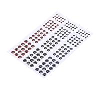 Zerodis Altri Strumenti da Pesca Accessori Occhi di Pesce Occhi di Esca da Pesca in Plastica 3D e 2D 183 Pezzi Esche Professionali per gli Appassionati di Esca da Autoadesiva (12,5 * 8 cm)