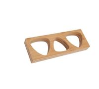 Zerodis Altri Utensili da Accessori Stampo per Onigiri Shaper in Legno Triangolo Pallina di Riso Strumento per Creare Sushi Adatto per Fare Giapponese 3 cavità Pressa Musubi Pressa Musubi