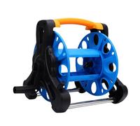 Zerodis Avvolgitubo da Giardino, capacità 35 M Avvolgitubo per Acqua Portatile Leggero Montato a Parete di Facile Installazione con Maniglia Antiscivolo per L'irrigazione