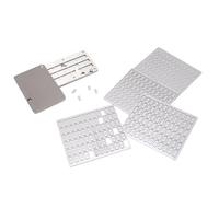 Zerodis Backup delle Frasi dei Semi Crittografici, Organizer per la Conservazione dei Semi in Acciaio Inossidabile Ignifugo con Foro di Blocco per il Registro dei Portafogli