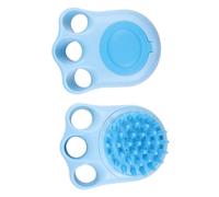 Zerodis BAGNO PER CANI FURICADOR Forma Ergonomica del Palmo del Poot della Preparazione del Cane Che Si Infrange con L'eliminazione della Depilazione dei Capelli, il Corpo Era Distribuito PER i (BLUE)