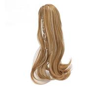 Zerodis Bambola Bjd Cabezón Morbido a Temperatura Morbida Seta Riccia 1/3 con Frangetta, Sostituzione di Ricambio Fai-da-te, Adatto per la Circonferenza della Testa di 21-24 Cm