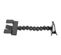 Zerodis Bastone per Selfie per Animali Domestici, Supporto Flessibile per Staffa per di Fissaggio per Smartphone con a Forma di Fiore per la Fotografia di Cani e Gatti (BLACK)