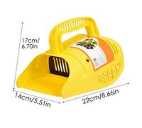 Zerodis Blueberry Picker Tool Rake di Mirtillo Resistente All'usura, Risparmia Tempo per gli Appassionati di Raccolta della Frutta, 22*14*17 Cm (Giallo 22*14*17 cm)