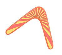 Zerodis Boomerang Legno Giocattolo sotto Forma di V a Forma di Esterno per Giochi Sportivi, Resistente, Adatto al Livello del 1-4