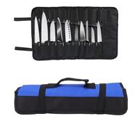 Zerodis Borsa Arrotolabile per Coltelli da Chef, Multifunzionale, Impermeabile, in Tela, Portatile, per Riporre Utensili da, con Robusta Maniglia, Ideale per Chef Professio