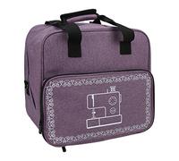 Zerodis Borsa per Macchina da Cucire, Tessuto Oxford, Grande capacità con Tasche Multiple per Sarte e Quilter (PURPLE)