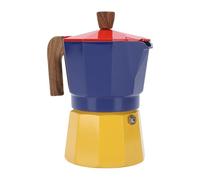 Zerodis Caffetterie Caffetterie Tazze caffè Maker Caffettiera Portatile con Manico Anti -todere in Alluminio in Lega di Birra Design a Valvola a Valvola Guarnizione in Silicone per Campeggio a Casa