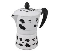 Zerodis Caffettiera Portatile in Alluminio Modello Mucca da Latte (3