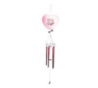 Zerodis Campanelli Eolici da Giardino Campanelli Eolici a Forma di Farfalla in Vetro Colorato Regali per la Mamma Rotanti 3D per Esterni e Interni per la Casa Giardino Finestra Cortile Patio (PINK)