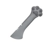 Zerodis Cat Jar Opener Materiale in Silicone Zampa di Gatto Apriscatole Cat Design Cucchiaio Multifunzione per Animali Domestici per Alimenti per Animali Domestici (Grigio)