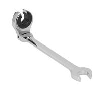 Zerodis Chiave a Cricchetto Regolabile 17 Mm e 8,5 Pollici, Strumento a Cricchetto con estremità Aperta con Design Multiuso per Freni del Carburante e Dadi dei Tubi AC