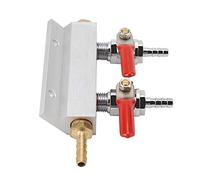 Zerodis - Collettore multidirezionale Co2 Air Gas Collifold Splitter per la distribuzione del Gas di Birra a 2 Vie