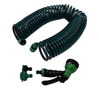 Zerodis Con 15 M / 49,2 Piedi di Acqua da Giardino Con Connettore Veloce, 7 Font Telescopici per L'irrigazione del Giardino, Lavata in Auto, Cani e Animali Domestici, Materiali EVA