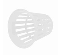 Zerodis Confezione da 10 Cestini Idroponici in Rete di Plastica, Riutilizzabili, Leggeri e Traspiranti, per Piantare Fuori Suolo, Balconi, Fiori, Vivai (WHITE)