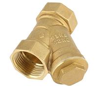 Zerodis Connettore della Valvola del Filtro, Adattatori per Filtri Dell'acqua Y Connettore Tubo di Montaggio della Valvola a Forma di Filtro in Ottone a Forma di Sistemi di Filtrazione