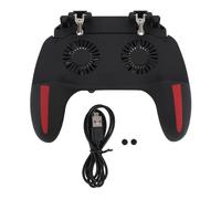 Zerodis Controller di Gioco per Telefono Cellulare, Joystick di Gioco per Telefono a 2 velocità Gamepad Controller con Impugnatura per Gioco con Ventola di Raffreddamento Trigger L1 e R1