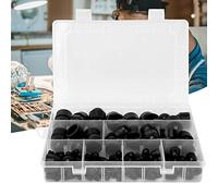 Zerodis Copri Dado Esagonale in Plastica di Nylon 145 Pezzi, Elementi di Fissaggio Durevoli per Mobili M4 M5 M6 M8 M10