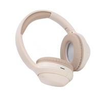 Zerodis Cuffie Stereo a Basso Profondo Wireless Lungo Tempo di Gioco per la Casa di Viaggio Comodo Leggero su Cuffie per le Orecchie Amanti della Musica (Cachi)