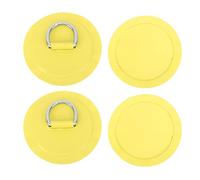 Zerodis Cuscino rotondo a D, toppa leggera in 4 pezzi per tavola da surf (Yellow)