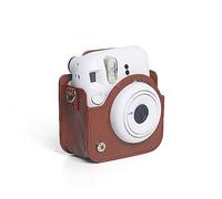 Zerodis Custodia per la Telecamera, Cuoio Marrone retrò in Pelle Retro Antimuschi Graffi Danni Coperchio Sacchetto di Protezione della Fotocamera con Cinturino Regolabile Rimovibile per