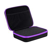Zerodis Custodia per Olio Essenziale, 30 Bottiglie da 5 Ml 10 Ml 15 Ml Case di Stoccaggio di Olio Essenziale Custodia per Profumi Portatili per L'uso della Casa di Viaggio (PURPLE)