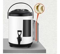 Zerodis da Litri Dispenser per Bevande in Acciaio Inossidabile con Isolamento a Doppio Strato con Rubinetto Secchio per Latte di Soia Isolato per tè Al Latte Bevande Fredde Calde Isolate (#1)