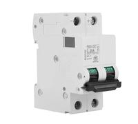 Zerodis DC 250V 2P 2P Interruttore a Circuito in Miniatura Installazione della Binario DIN ELETTRICHE 25A, Prolungare la Vita, Facile Usare, Facile Installazione, Ampia Applicazione con Griglia di