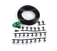 Zerodis di Raffreddamento per Nebulizzazione, Tubazione per Innaffiare 4 / 7mm, Spruzzatore per Nebulizzatore, Adattatore per Rubinetto Kit per Irrigazione a Goccia per
