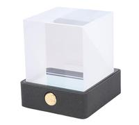 Zerodis Display Ticker Azionario Bitcoin, Display a Cristalli LCD con Meteo in Tempo Reale e Prezzo delle Criptovalute, Design in Cristallo per L'home Office (Black)