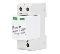 Zerodis Dispositivo di Protezione Sovratensione CC, Dispositivo Fotovoltaico Ignifugo 1000 V 40 KA, Installazione Semplice e Scaricatore di Bassa Tensione per Uso Domestico e Commerciale (2P)